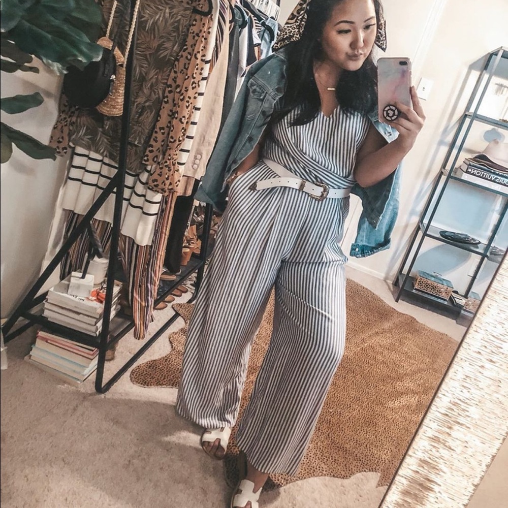 Stripe Jumpsuit